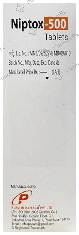 Niptox 500 Tablet