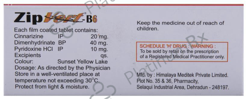 Zipvert-B6 Tablet