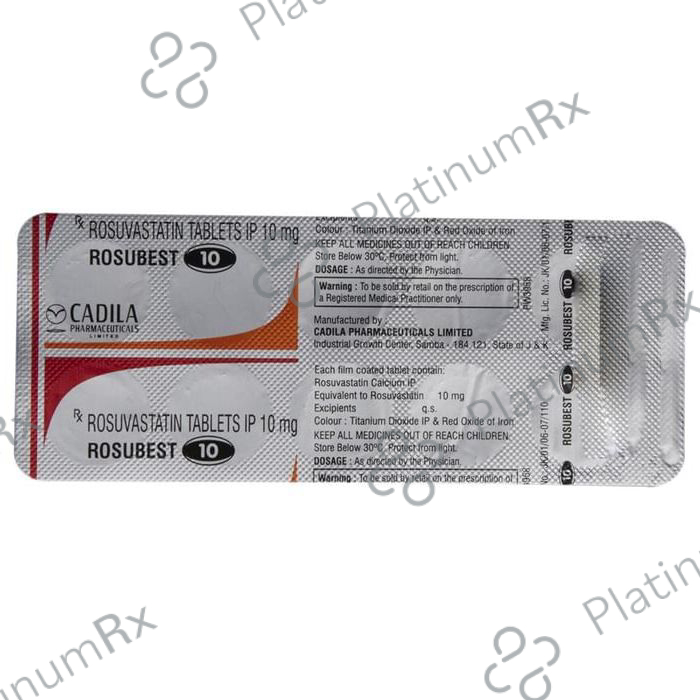 Rosubest 10mg Tablet 10s
