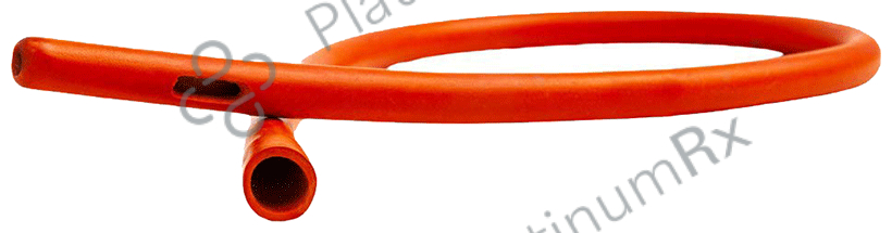 HealthAndYoga Rubber Colon Tube Open End 24FR