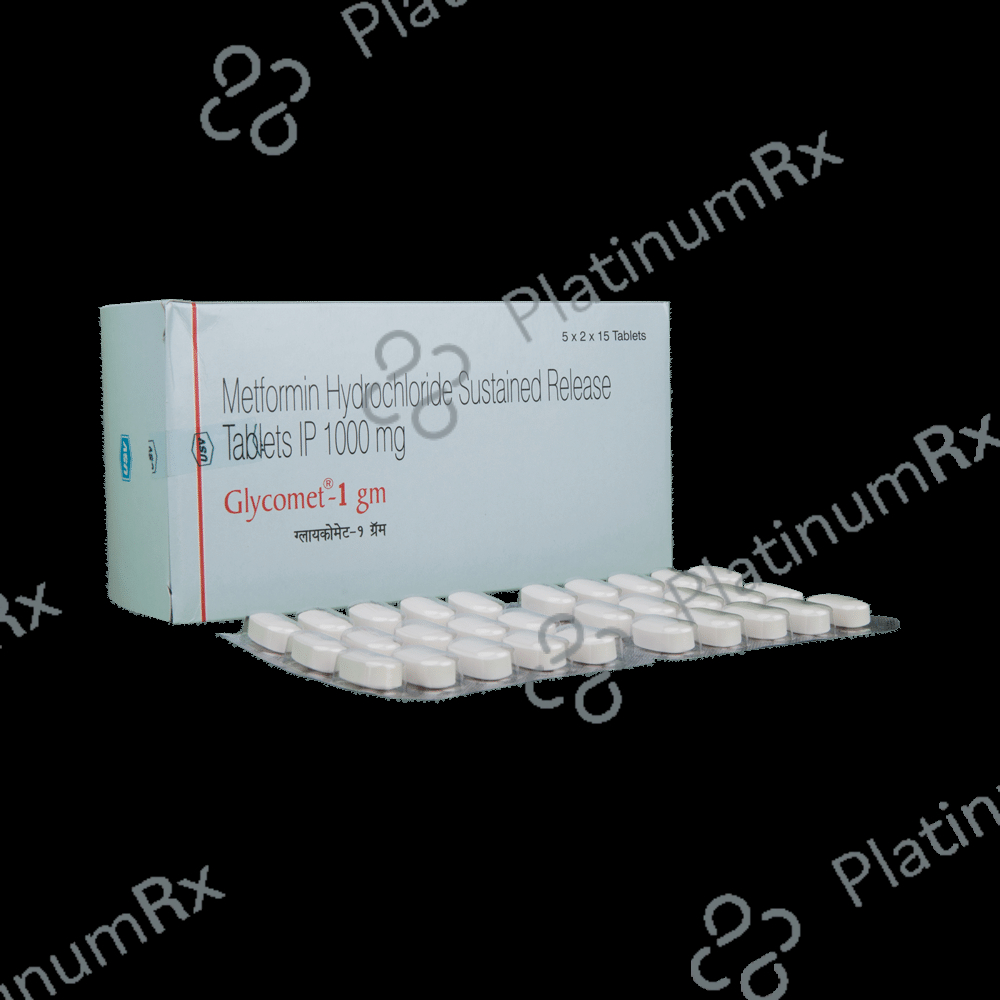 Glycomet SR 1mg Tablet 15s