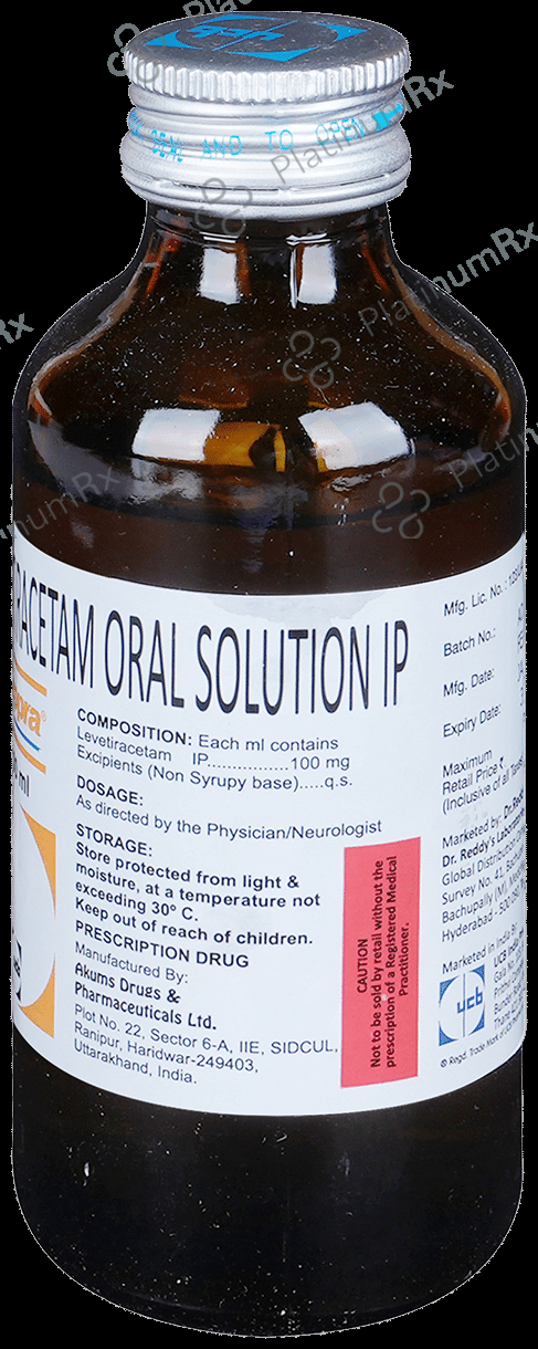 Keppra 100mg Syrup 100ml