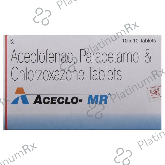 Aceclo MR 100/500/325mg Tablet 10s
