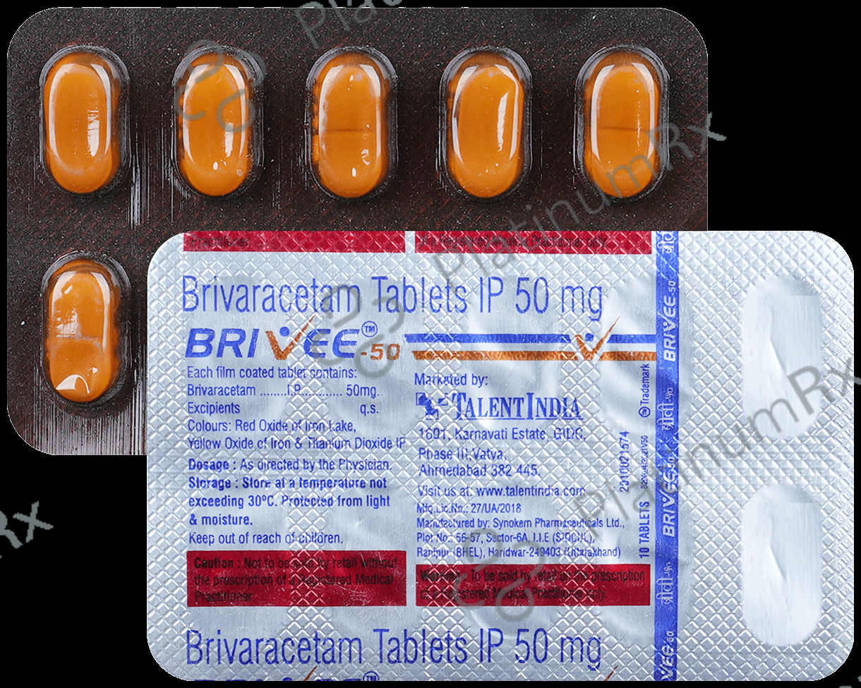 Brivee 50mg Tablet