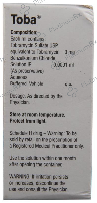 Toba 0.3% Eye Drop 5ml