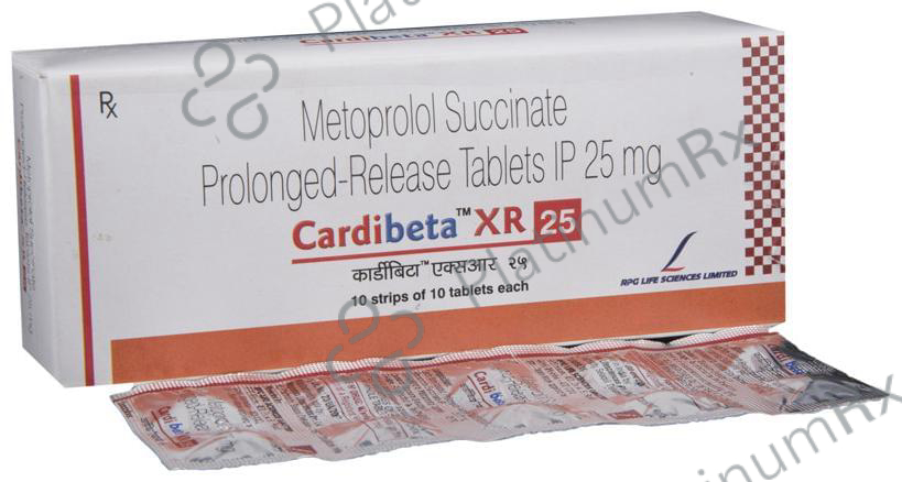 Cardibeta XR 25mg Tablet 10s
