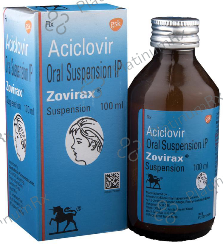 Zovirax 400mg Oral Suspension 100ml