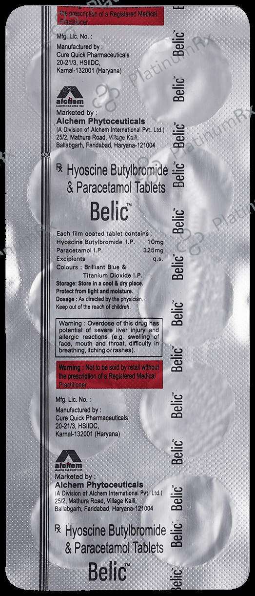 Belic 10 mg/325 mg Tablet