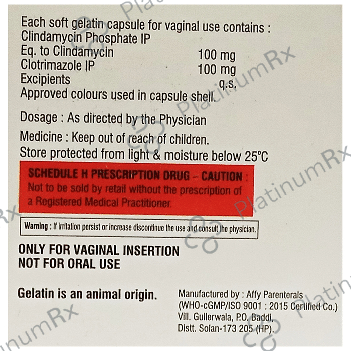 Applygen Soft Gelatin Vaginal Suppositories