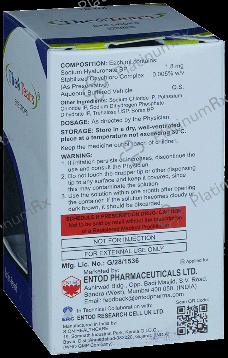 Theo Tears 0.18% Eye Drop 10ml