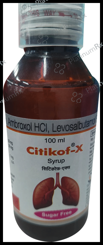 Citikof-X Syrup Sugar Free