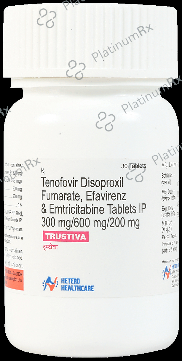 Trustiva 600/200/300mg Tablet 30s
