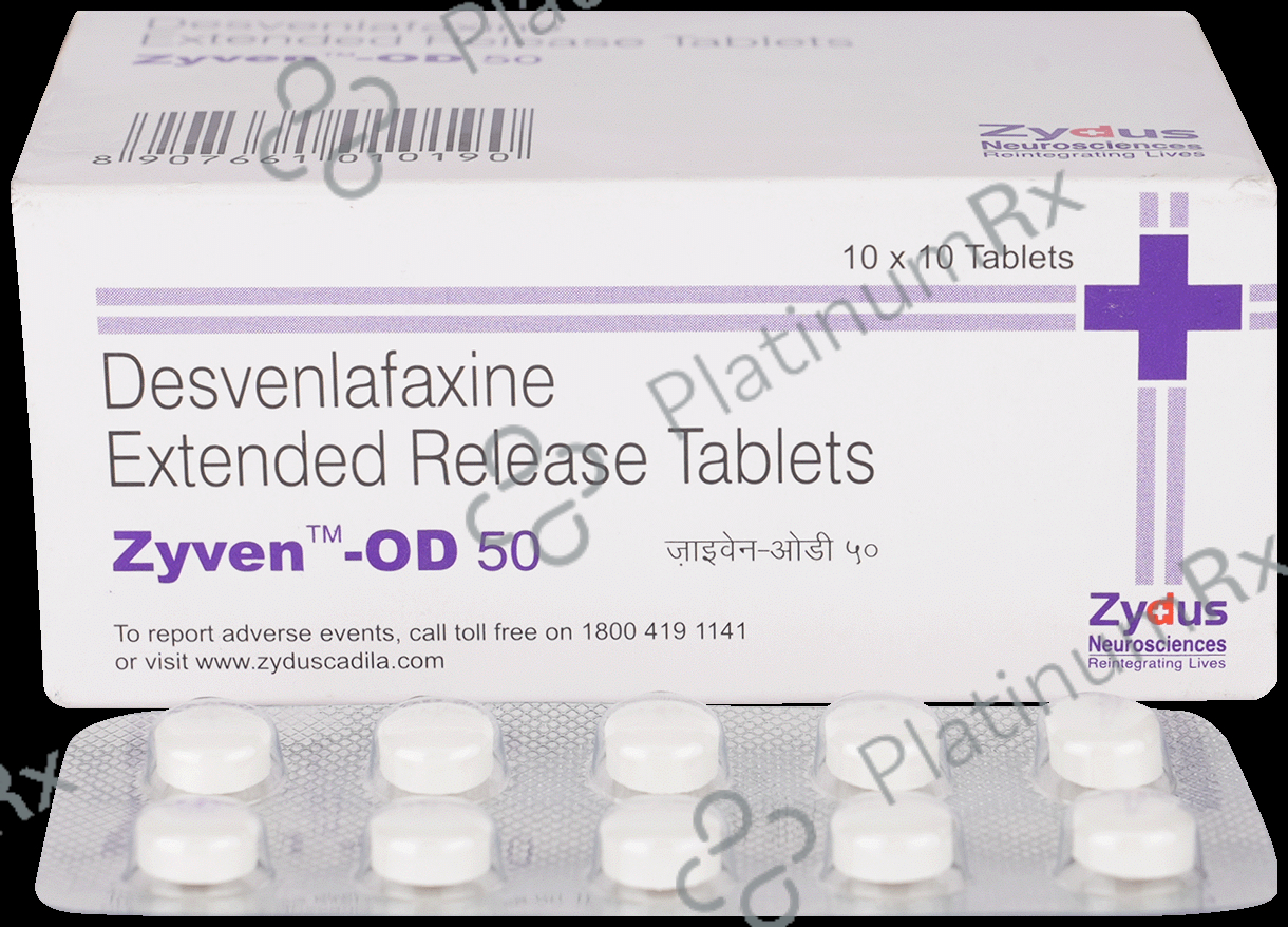 Zyven OD 50mg Tablet 10s