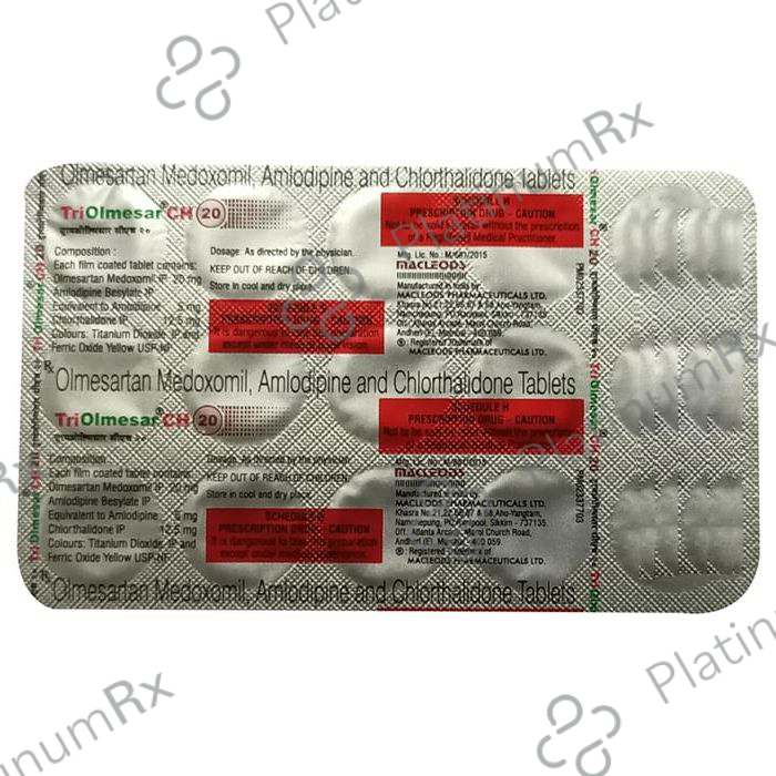 Triolmesar CH 5/12.5/20mg Tablet 15s