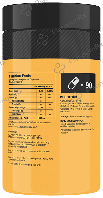 MyFitFuel CLA-1000mg Conjugated Linoleic Acid Capsule 90 capsules