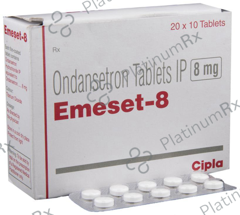 Emeset 8mg Tablet 10s
