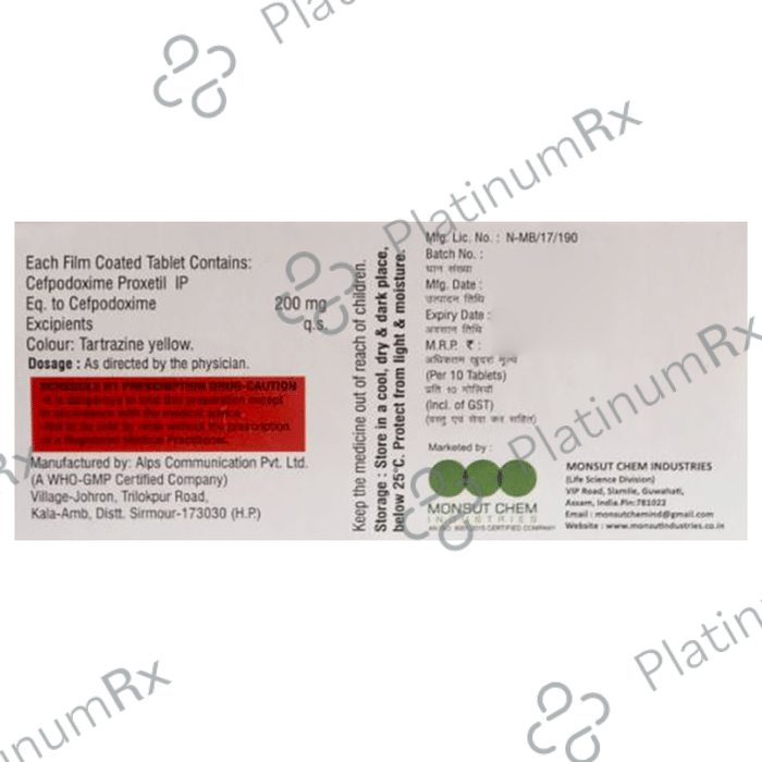 Mupod 200mg Tablet