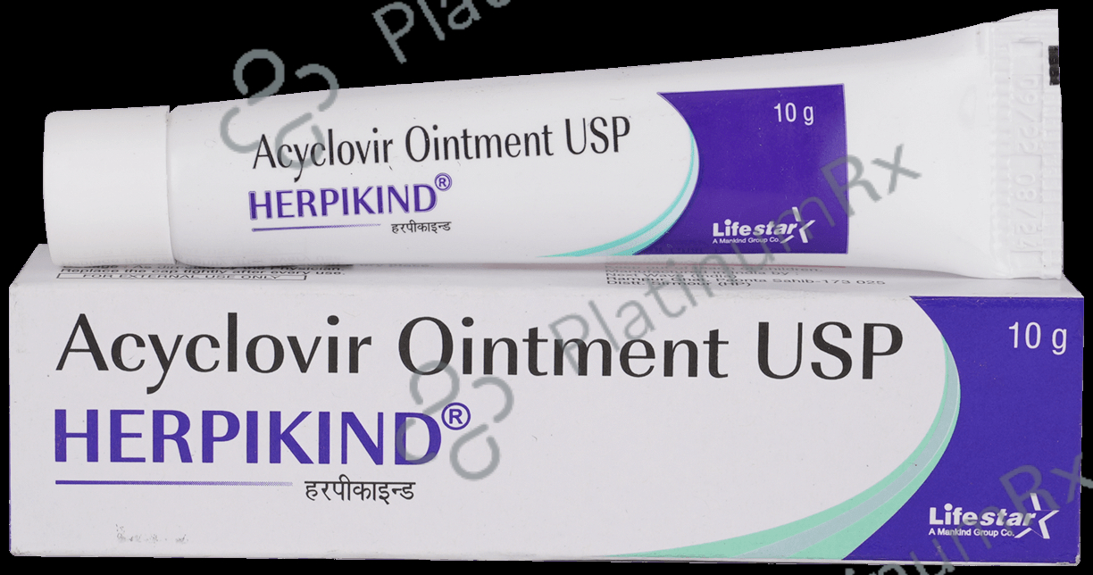 Herpikind 5% Ointment 10gm