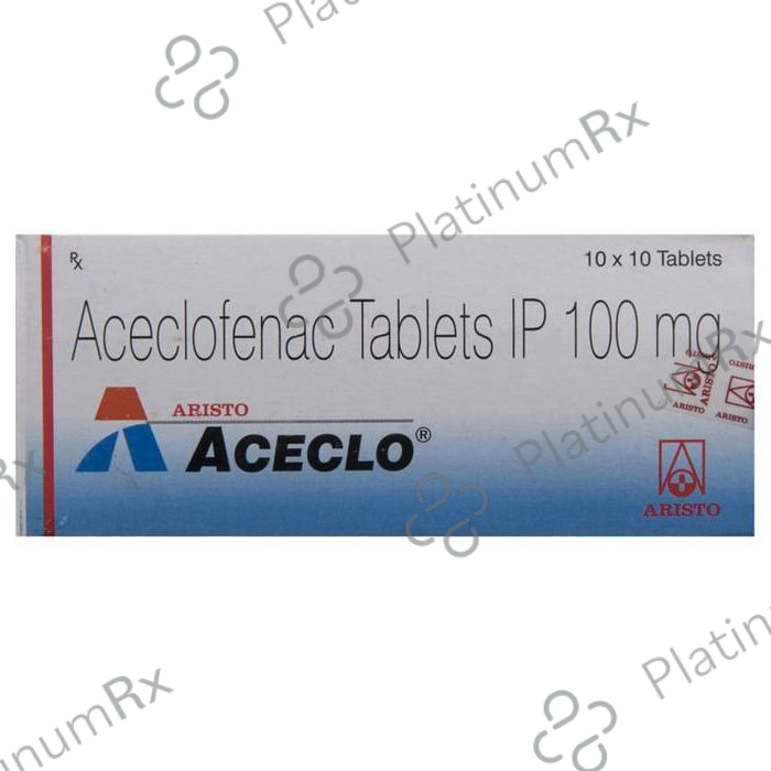 Aceclo 100mg Tablet 10s