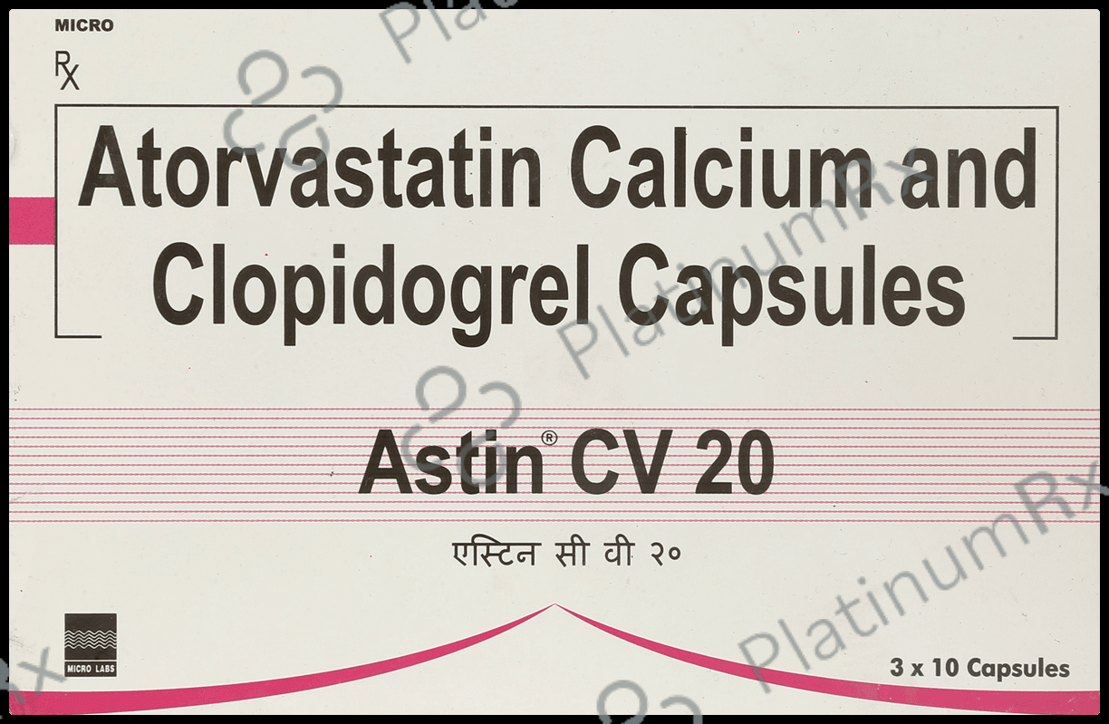 Astin CV 20/75mg Capsule 10s