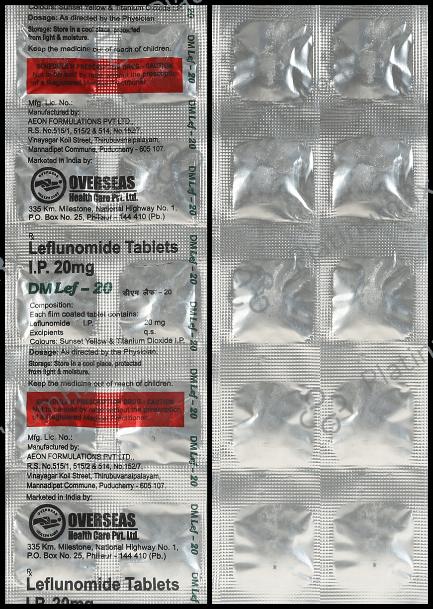 DM Lef 20mg Tablet 10s