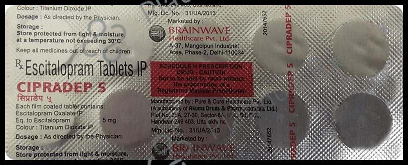 Cipradep 5 Tablet