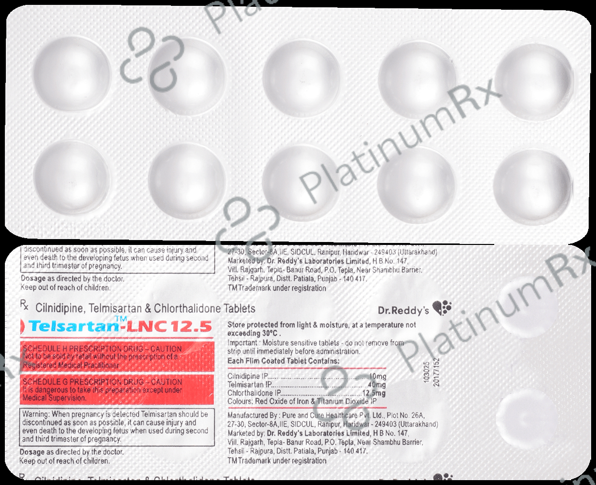 Telsartan-LNC 12.5 Tablet