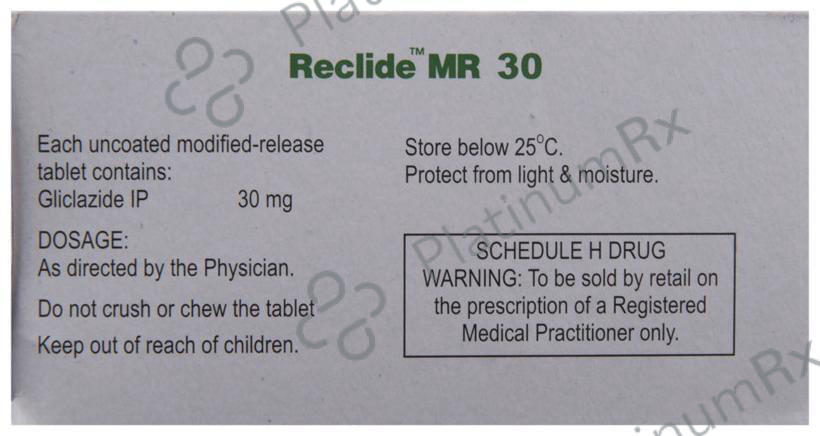 Reclide MR 30 Tablet 10 Tablet MR
