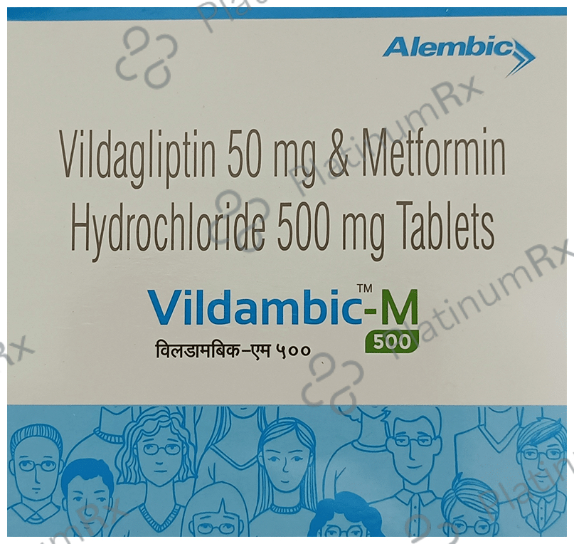 Vildambic M 500/50mg Tablet 15s