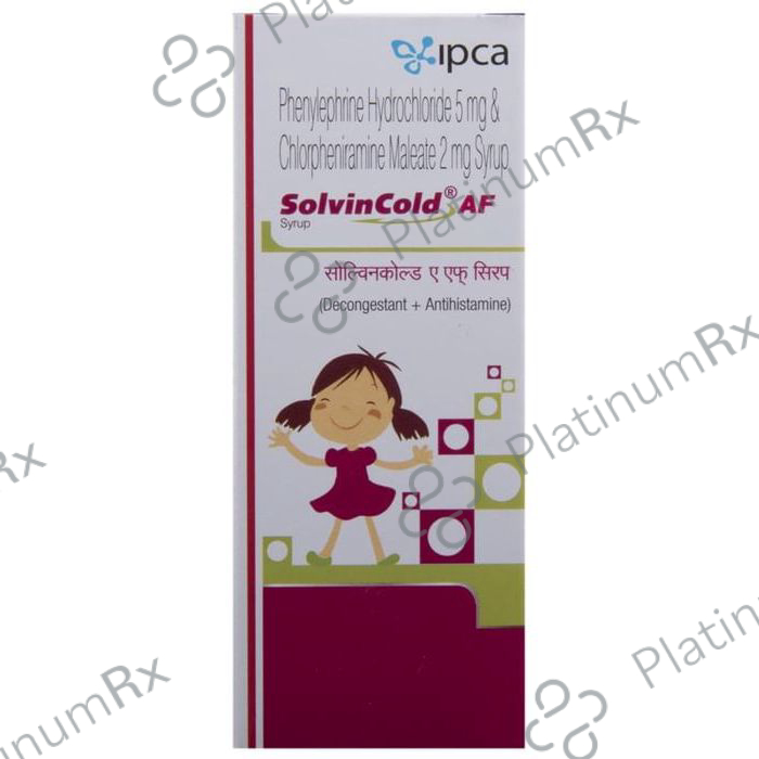 Solvin Cold AF 2/5mg Syrup 60ml