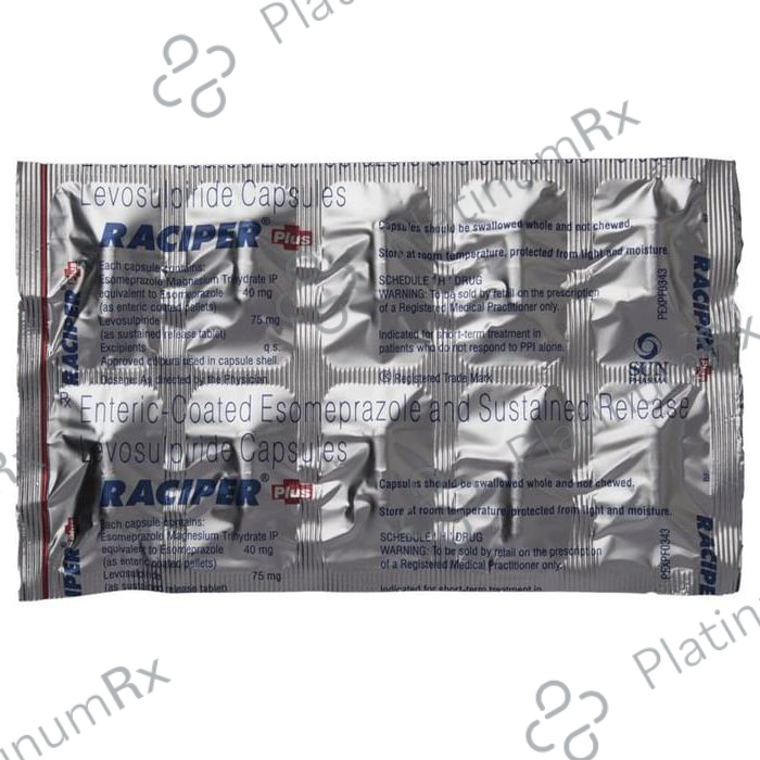 Raciper Plus 40/75mg Capsule SR 10s