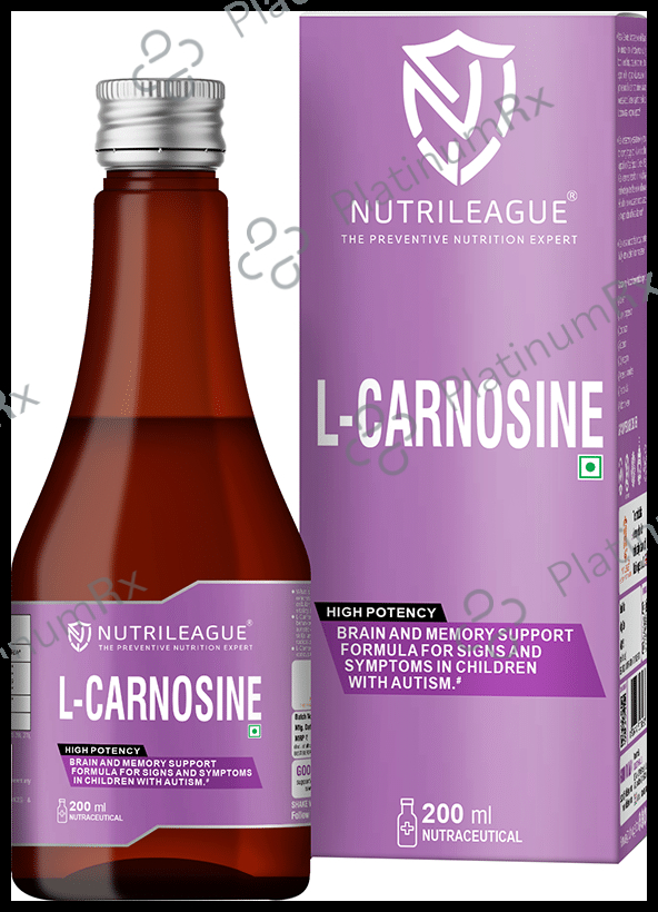 Nutrileague L-Carnosine 100mg for Brain & Memory Support Syrup