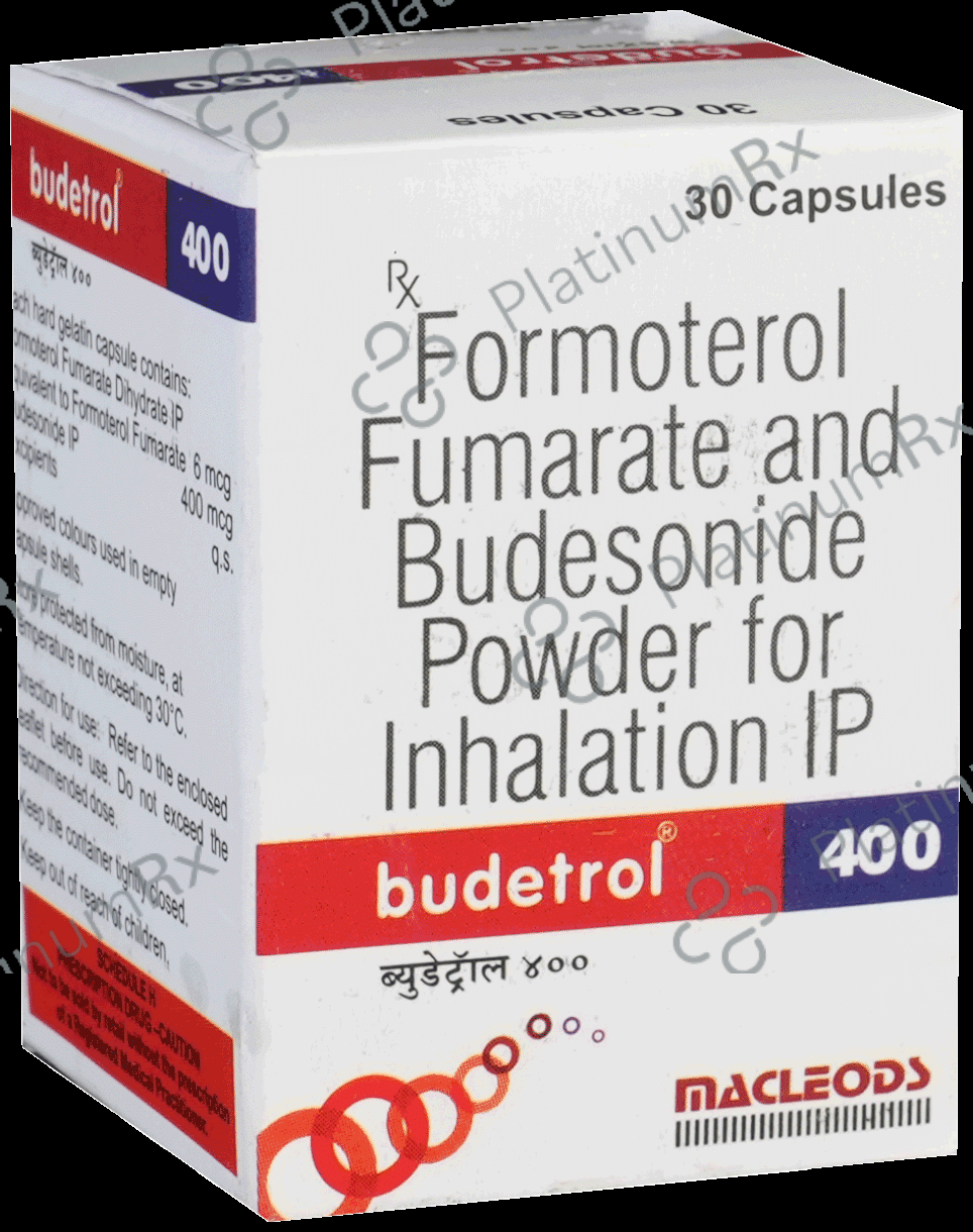 Budetrol 400/6mcg Rotacap 30s