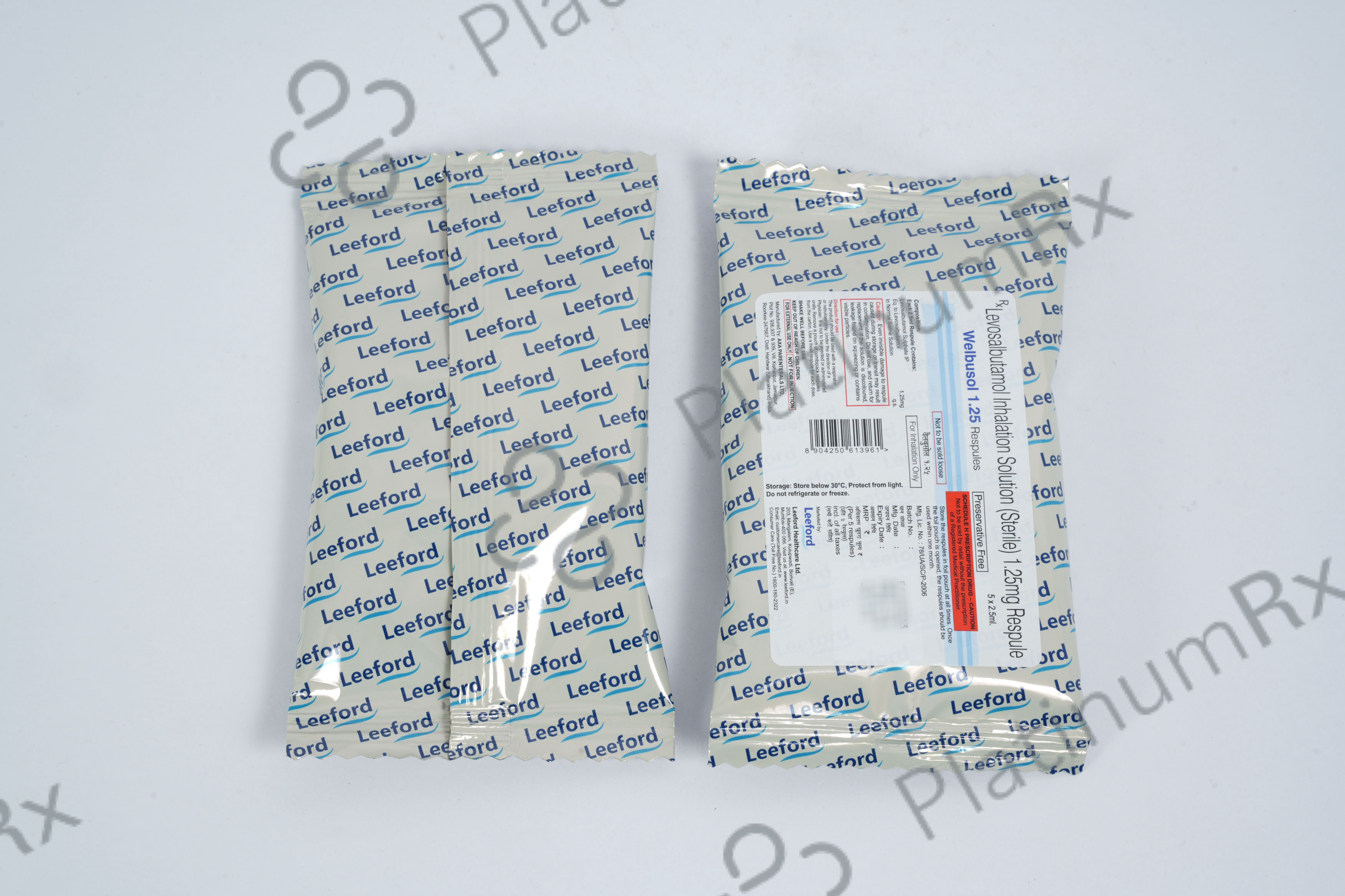 Welbusol 1.25mg Respules 5s