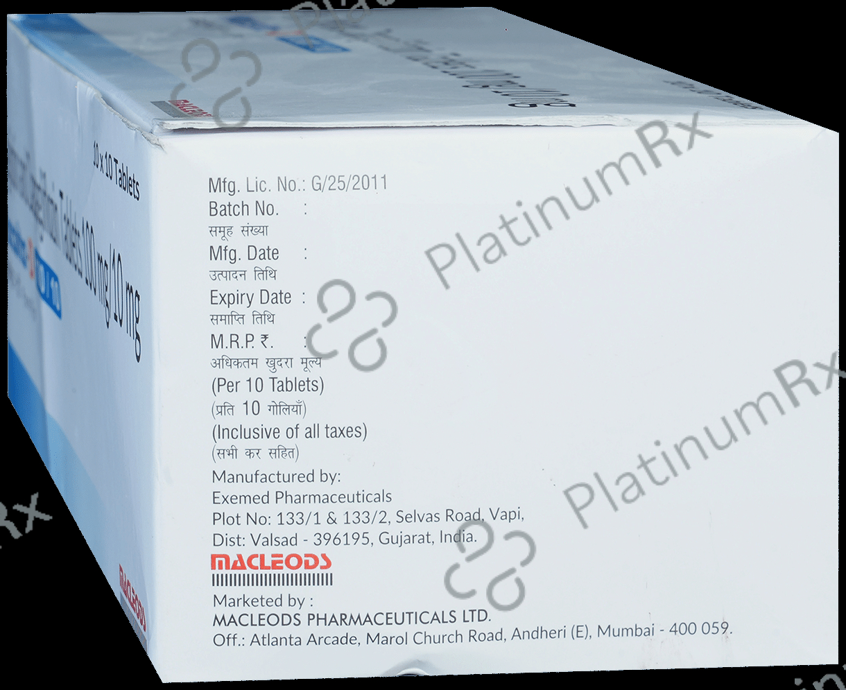 Macsita-D 100/10 Tablet