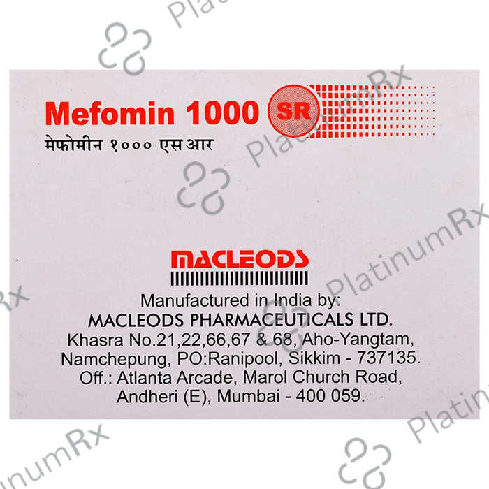 Mefomin 1000 SR Tablet