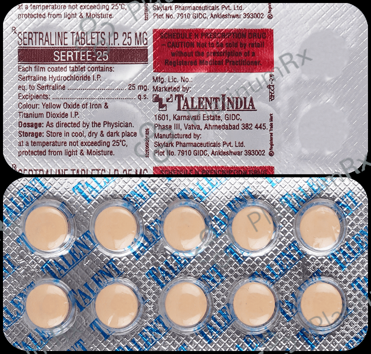 Sertee 25mg Tablet