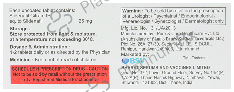 Primiwal S 25mg Tablet 10s