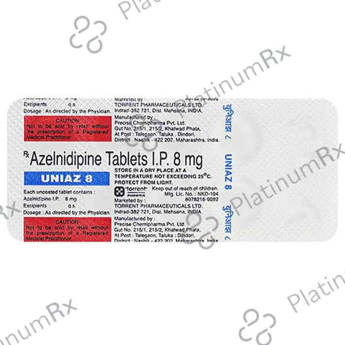 Uniaz 8mg Tablet 10s