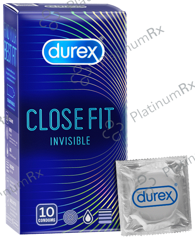 Durex Close Fit Invisible Condom 10s
