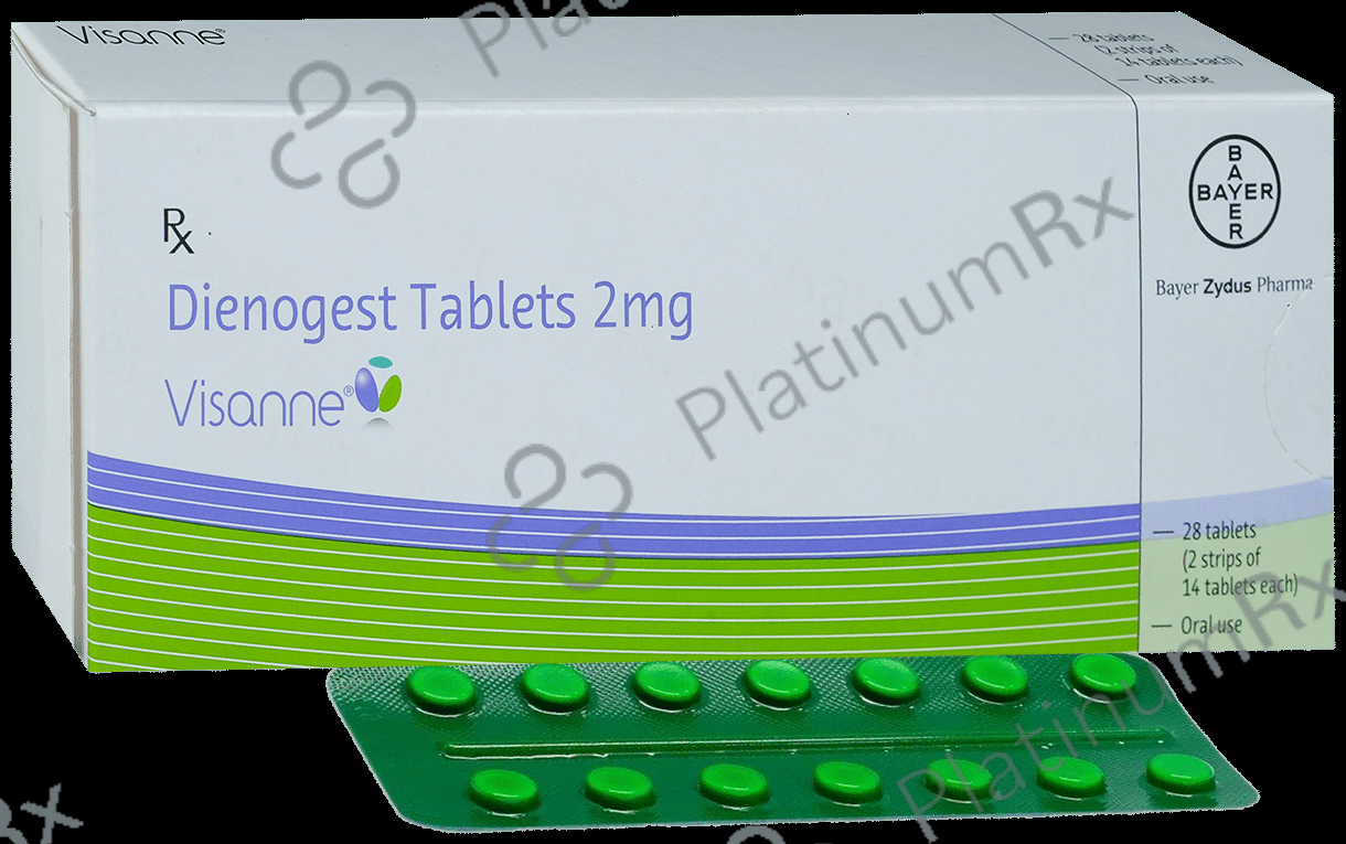Visanne 2mg Tablet 28s