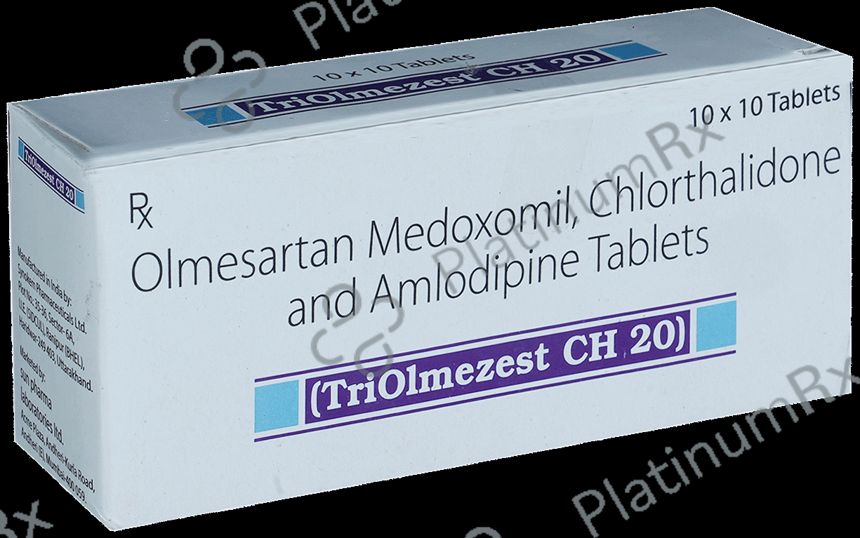 Triolmezest CH 20 5/12.5/20mg Tablet 10s