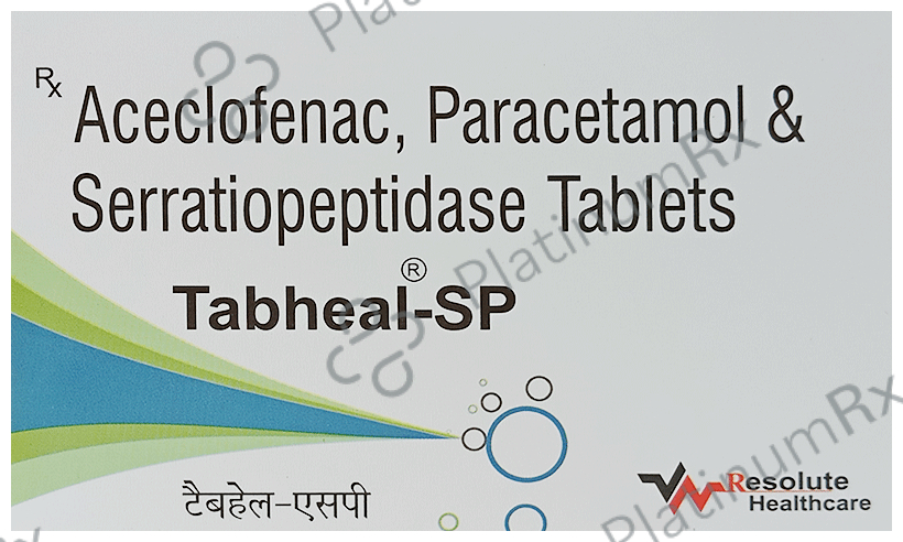 Tabheal SP 100mg/325mg/15mg Tablet