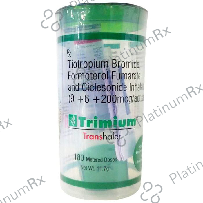 Trimium 200/6/9mcg Inhaler 180MDI