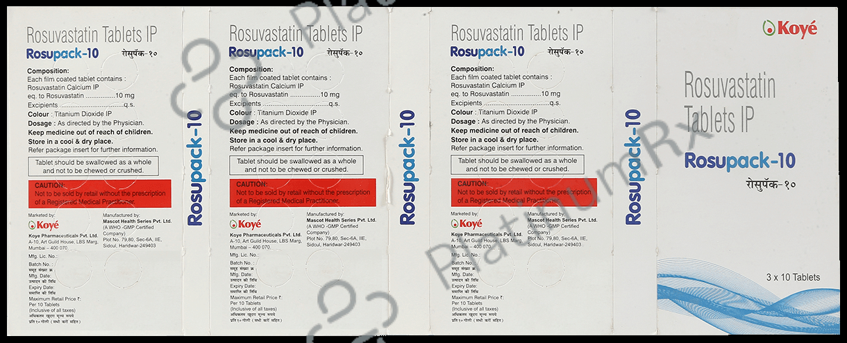 Rosupack 10 Tablet 30 Tablet