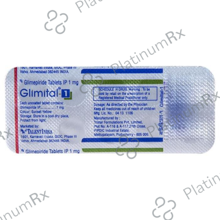 Glimital 1 Tablet