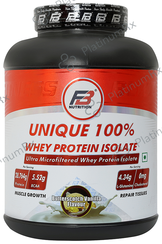 FB Nutrition Unique 100% Whey Protein Isolate Butterscotch Vanilla 2 kg
