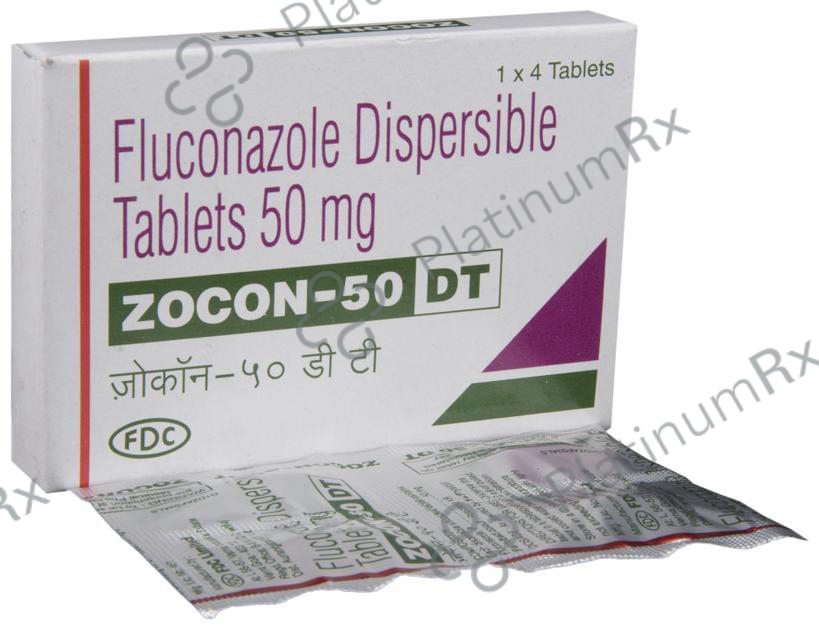 Zocon DT 50mg Tablet 4s