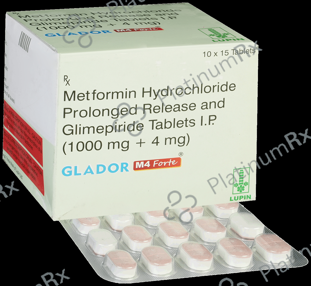 Glador M4 Forte 4/1000mg Tablet PR 15s