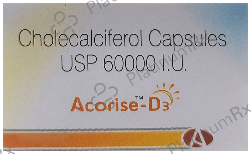Acorise-D3 Soft Gelatin Capsule